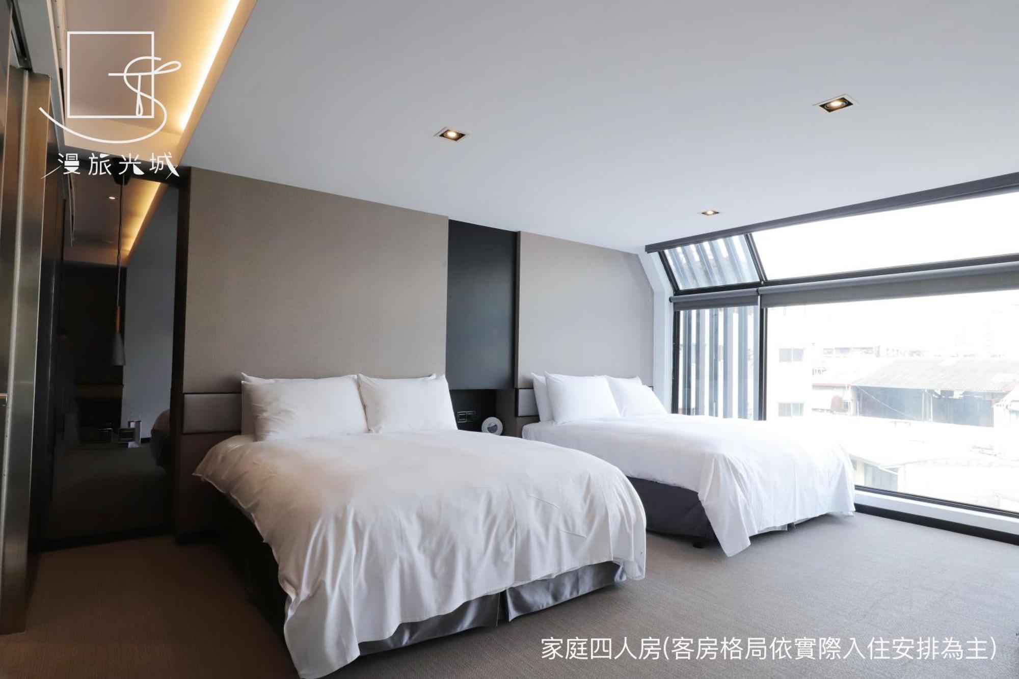 Slow Town Hotel-Glowing Taichung Oda fotoğraf